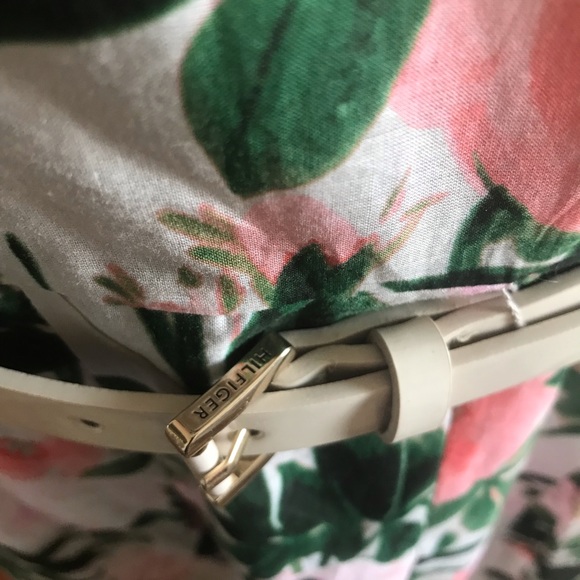 NEW Tommy Hilfiger floral print belted fit & flare dress (14) - Picture 10 of 11
